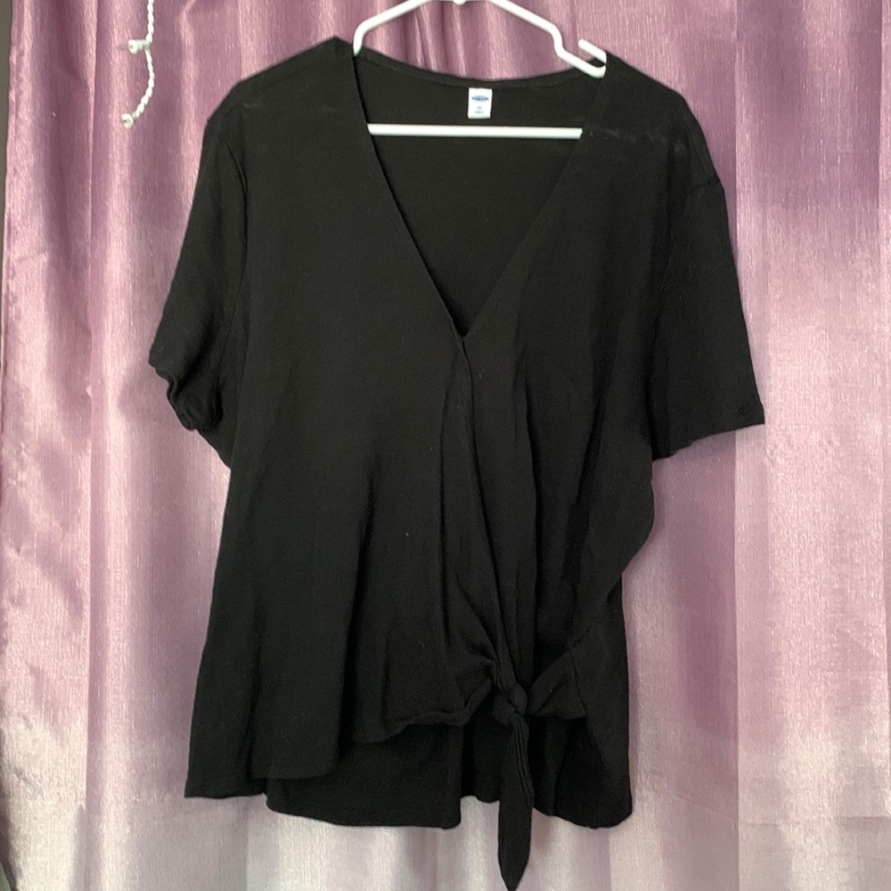 Old Navy black blouse XXL